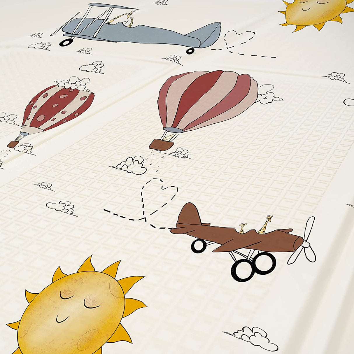 Babies: Planes Play Mat for Fun and Development-ChandeliersDecor