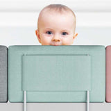 Baby Upholstered Bed Fence | Children's Bed Guardrail | Anti-Fall Anti-Collision