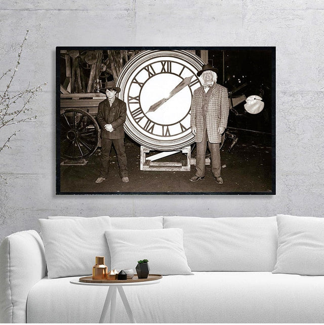 Back to the Future Film Retro Canvas Wall Art