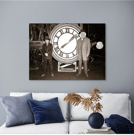 Back to the Future Film Retro Canvas Wall Art-ChandeliersDecor