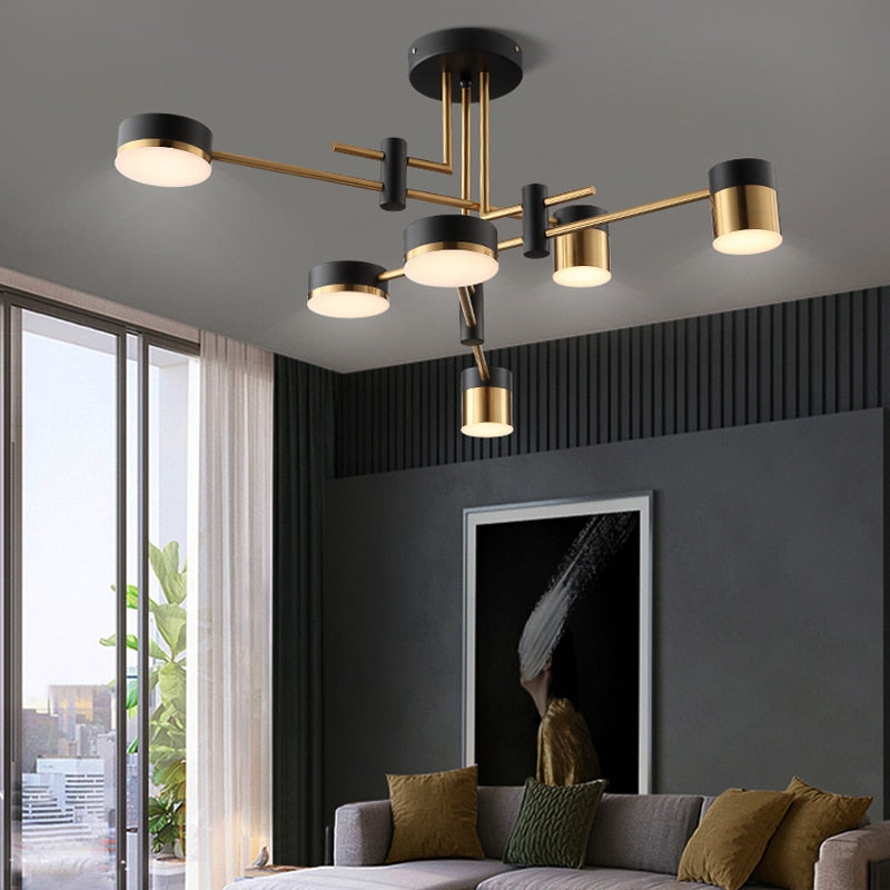 Balance: Sputnik Chandelier – Elegant Lighting Fixture-ChandeliersDecor