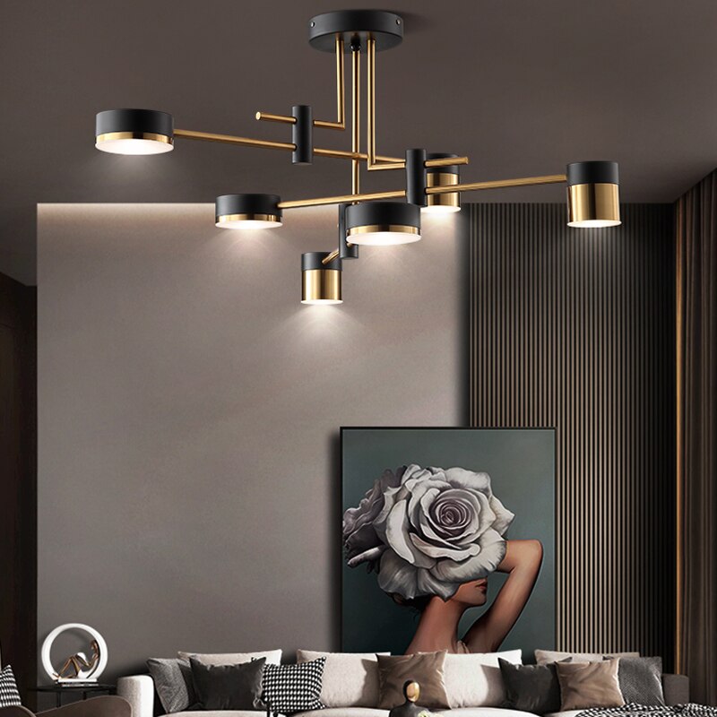 Balance: Sputnik Chandelier – Elegant Lighting Fixture-ChandeliersDecor