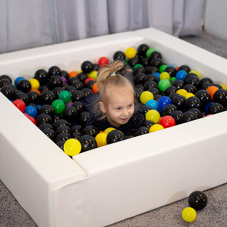 Ball Pool Ball Pit White Soft Play Area | Soft Play Equipment | Activity Toys-ChandeliersDecor