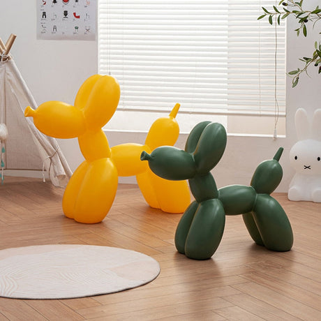 Balloon Dog Statue: Vibrant Ornament for Festive Decor-ChandeliersDecor