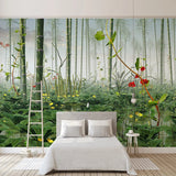 Bamboo Trees Wallpaper Mural - Stunning Nature Decor-ChandeliersDecor