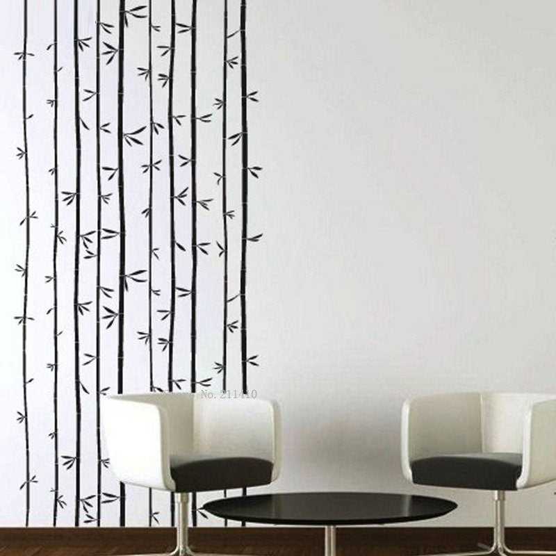 Bamboo Trunks Wall Decal - Enhance your Space