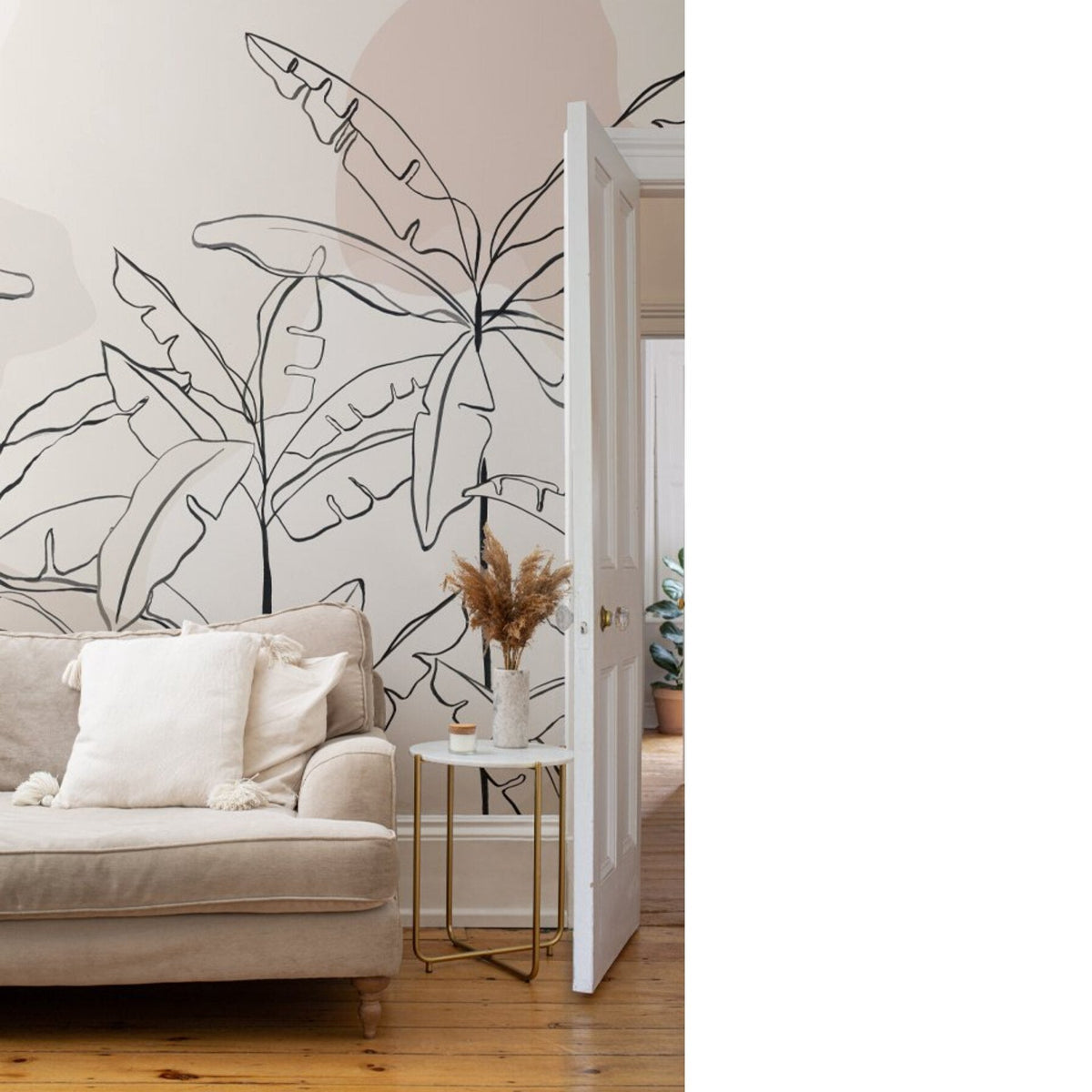 Banana Tree Wallpaper: Enhance Your Décor-ChandeliersDecor