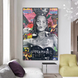 Banksy Kate Moss Graffiti Canvas Wall Art