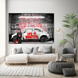 Banksy Life is Beautiful ‚Äì Unveiling the Artistic Brilliance-ChandeliersDecor