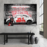 Banksy Life is Beautiful ‚Äì Unveiling the Artistic Brilliance-ChandeliersDecor