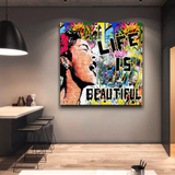 Banksy Life is Beautiful: Celebrate Art's Intrigue-ChandeliersDecor