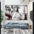 Banksy Statue of Liberty New York Canvas Wall Art