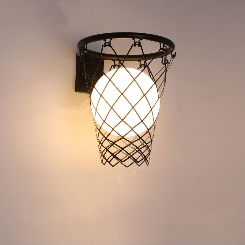 Basket Ball Kids Wall Light - Brighten Up Their Space-ChandeliersDecor