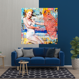 Beach Lovers: Marilyn Poster ‚Äì Unmatched Beach Vibes-ChandeliersDecor