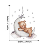 Bear Wall Stickers | Baby Boys Bear Room Wall Decal | Gifts for Kids