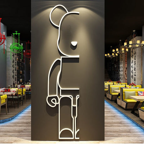 Bearbrick Wall Sticker - The Perfect Decor-ChandeliersDecor