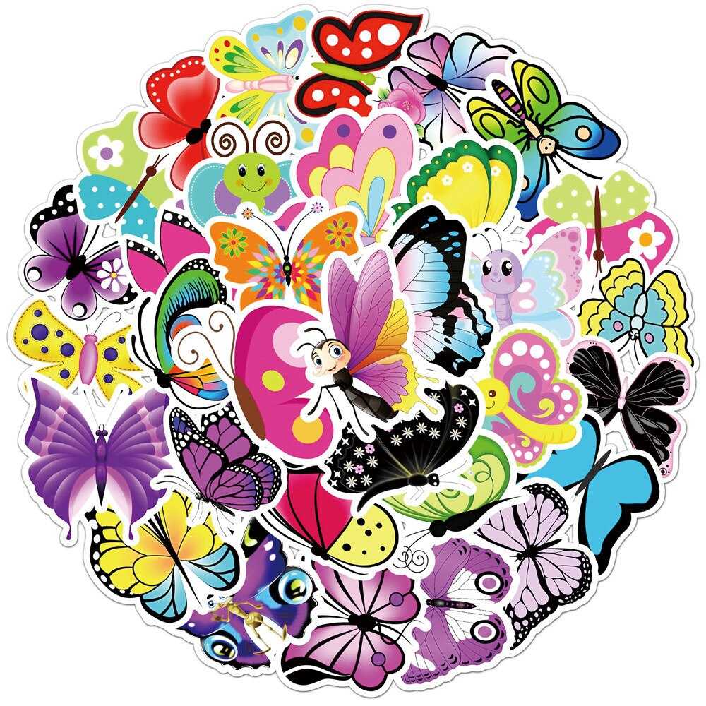 Beautiful Butterfly Stickers Pack-ChandeliersDecor