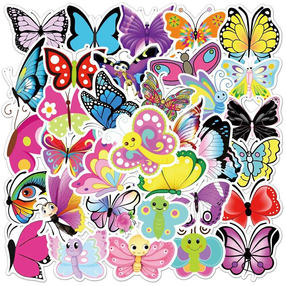 Beautiful Butterfly Stickers Pack-ChandeliersDecor