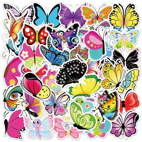 Beautiful Butterfly Stickers Pack-ChandeliersDecor