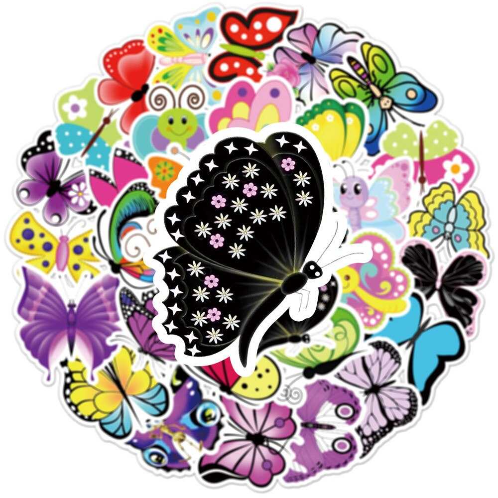 Beautiful Butterfly Stickers Pack