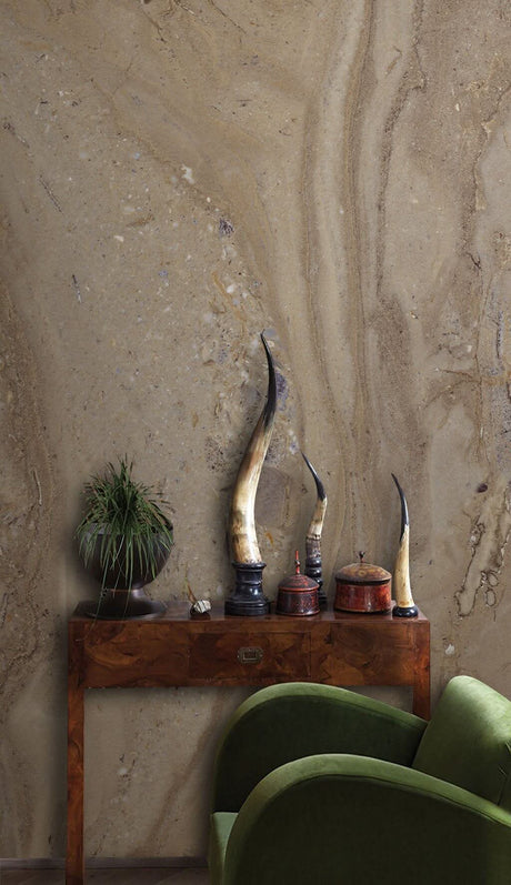Beige Stone from the Mountain Wallpaper-ChandeliersDecor.com