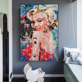 Betty Boop Marilyn Poster - Iconic Star Tribute for Fans and Collectors-ChandeliersDecor