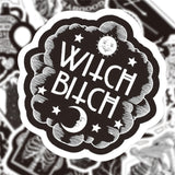 Black and White Horror: Gothic Stickers Pack-ChandeliersDecor