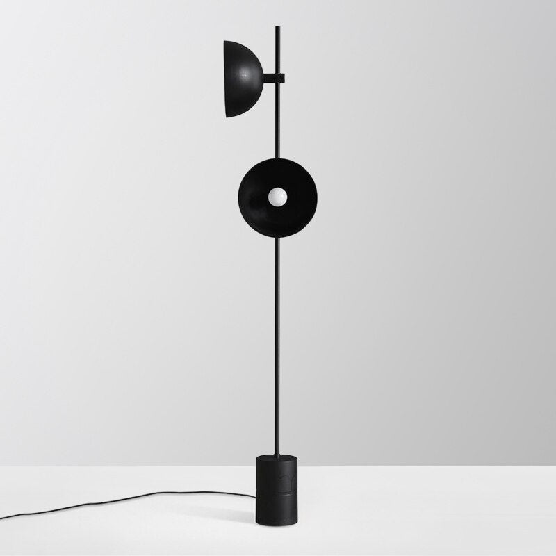 Black Heavy Standing Lamp: Durable Design and Elegant Style-ChandeliersDecor