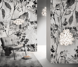 Black Trees Wallpaper Murals- High-Quality Wall Art Décor-ChandeliersDecor.com