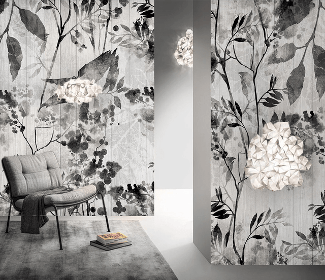 Black Trees Wallpaper Murals- High-Quality Wall Art Décor-ChandeliersDecor.com