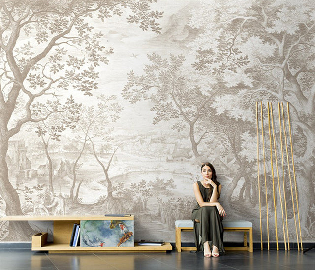 Blossom Wallpaper Mural – Enhance Your Space-ChandeliersDecor