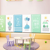 Blossoming Flowers Kids Wall Padded Safety Cushions-ChandeliersDecor