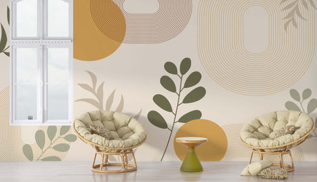 Bohemian Floral Pattern Wallpaper Mural – Vibrant & Chic-ChandeliersDecor.com