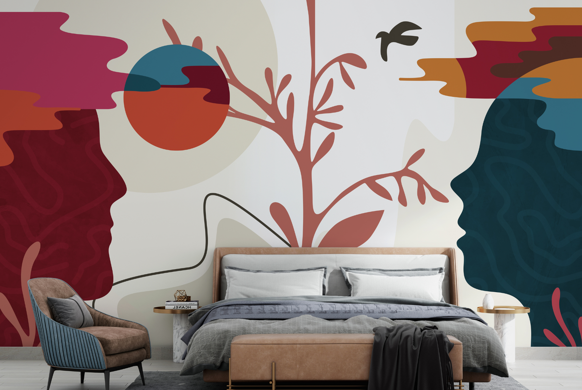 Bohemian Glory Wallpaper Mural - Transform Your Space-ChandeliersDecor