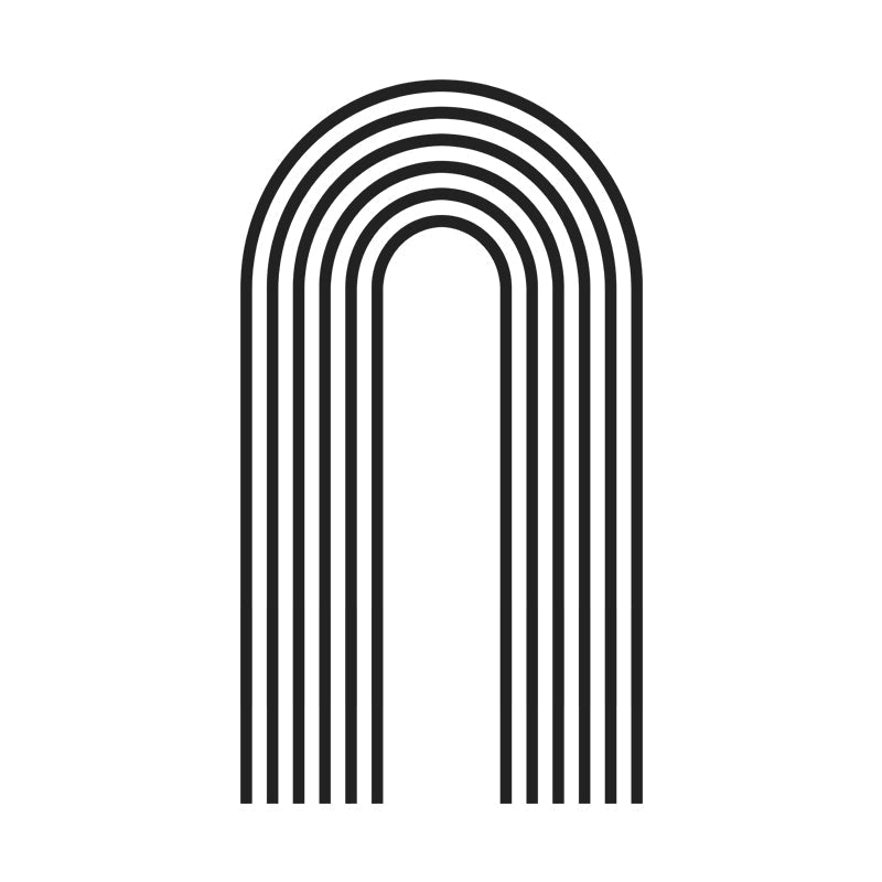 Wandtattoo „Boho Arch“: Lebhaftes Design für eine schicke Inneneinrichtung