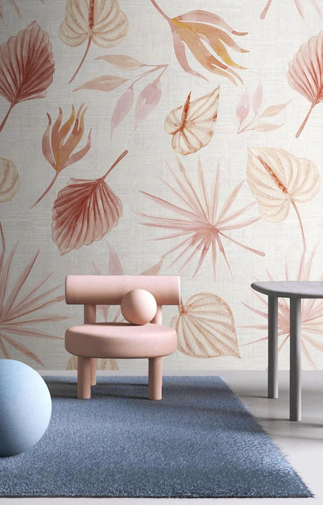 Boho Atmosphere Wallpaper Mural-ChandeliersDecor.com