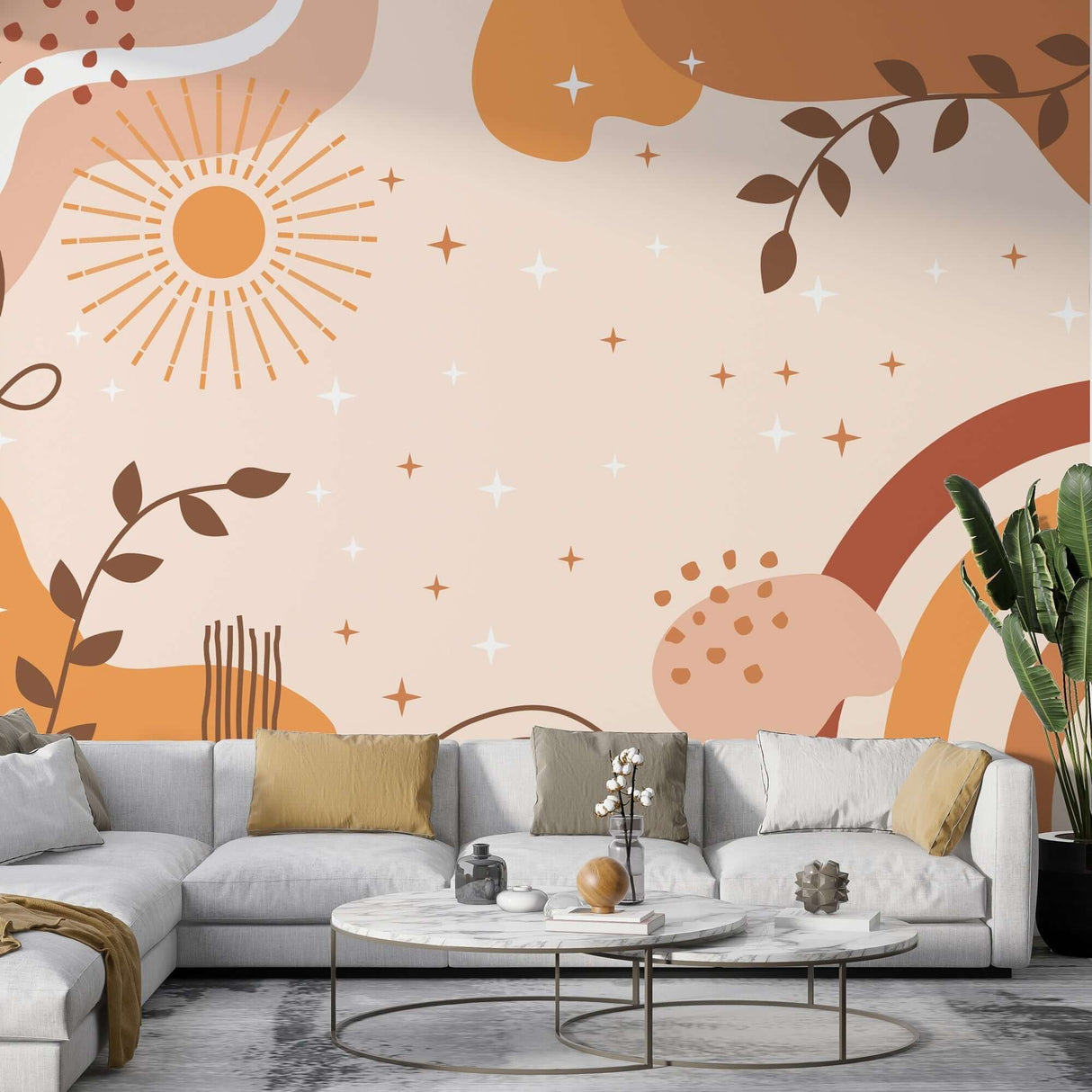 Boho Magic Wallpaper Mural - Transform Your Space-ChandeliersDecor.com
