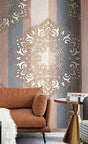 Boho Mandala Theme Wallpaper Mural-ChandeliersDecor.com