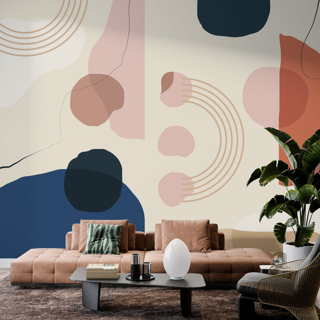 Boho Matisse Wallpaper Mural: Captivating Artistic Design-ChandeliersDecor