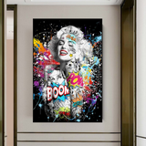 Boom Marilyn Poster - For All Music Lovers-ChandeliersDecor