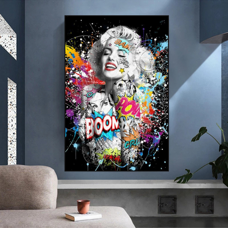 Boom Marilyn Poster - For All Music Lovers-ChandeliersDecor