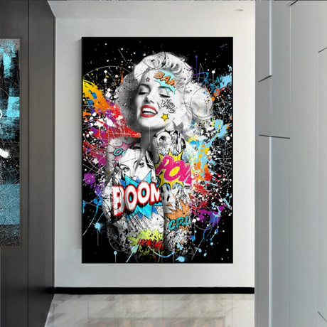 Boom Marilyn Poster - For All Music Lovers-ChandeliersDecor