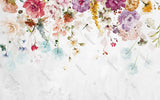 Bright: Floral Wallpaper Mural - Vibrant & Colorful Designs-ChandeliersDecor