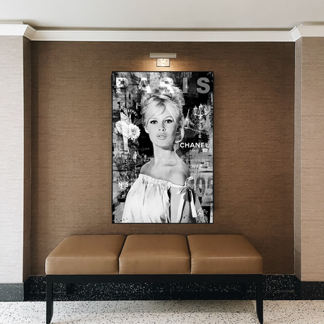 Brigitte Bardot Canvas Wall Art - Authentic and Exceptional-ChandeliersDecor