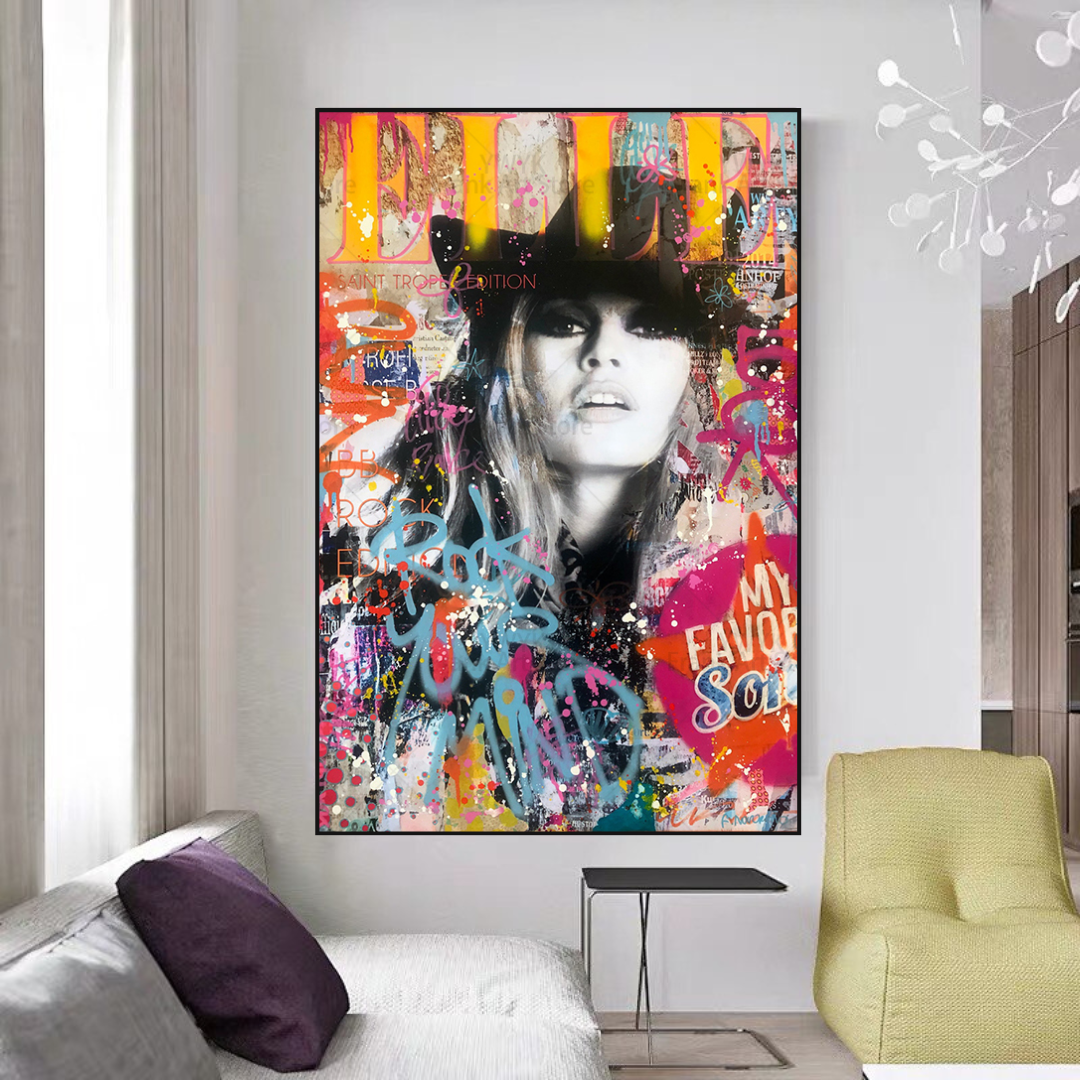 Brigitte Bardot Canvas Wall Art - High-Quality Prints