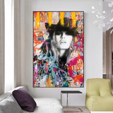 Brigitte Bardot Canvas Wall Art - High-Quality Prints-ChandeliersDecor