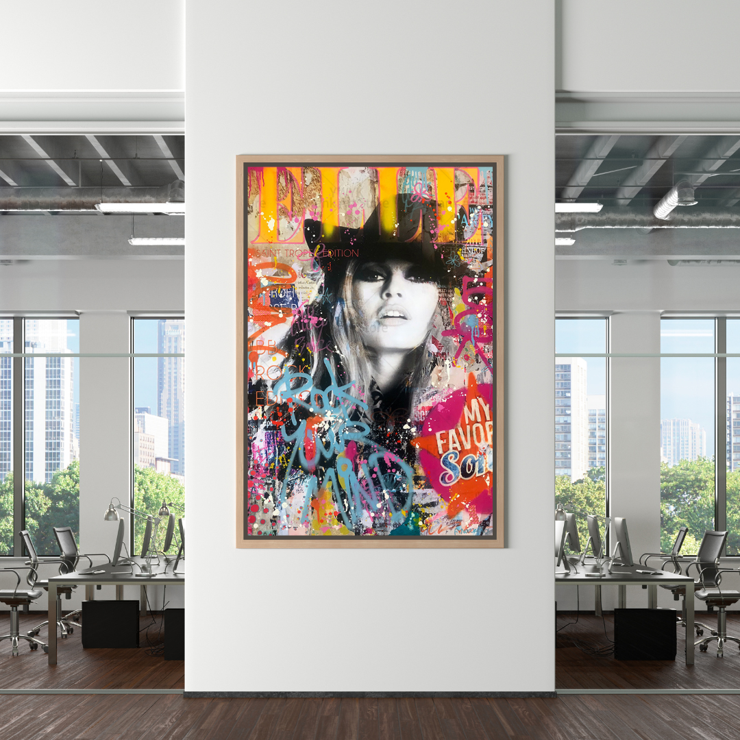 Décoration murale sur toile Brigitte Bardot - Impressions de haute qualité