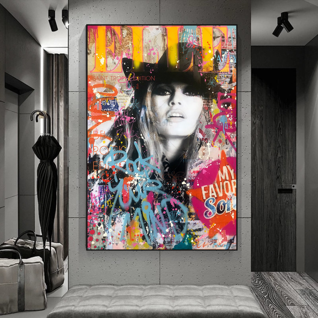 Décoration murale sur toile Brigitte Bardot - Impressions de haute qualité