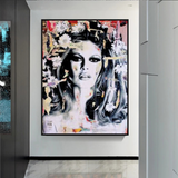 Brigitte Bardot Canvas Wall Art - Iconic and Timeless Decoration-ChandeliersDecor