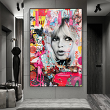 Brigitte Bardot Canvas Wall Art: The Perfect Decor Piece-ChandeliersDecor